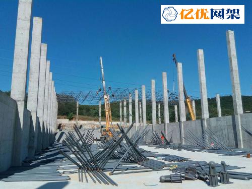 武汉料棚网架设计